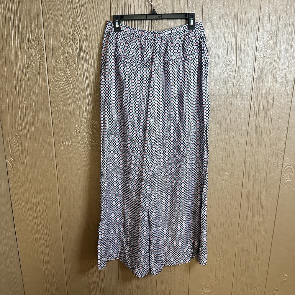 Maeve Anthropologie Wide Leg Pants, Women Sz 10, Patterned High Waist, EUC - Picture 7 of 9